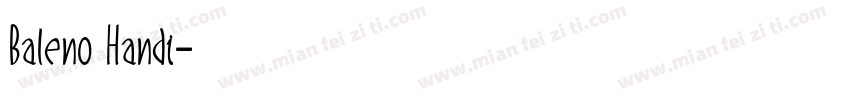 Baleno Handi字体转换